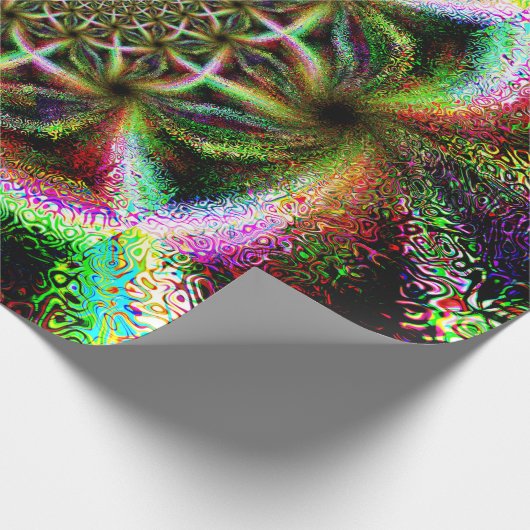 Vibrant Gaze Polar Cadeaupapier (Hoek)