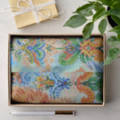 Vibrant Gaze Psychedelic Ginger Cat by Louis Wain Tissuepapier (Geschenk)