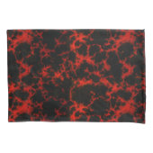 Vibrant gebotteld rood en zwart kussensloop (Voorkant)