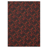 Vibrant gebotteld rood en zwart tafelkleed (Voorkant)