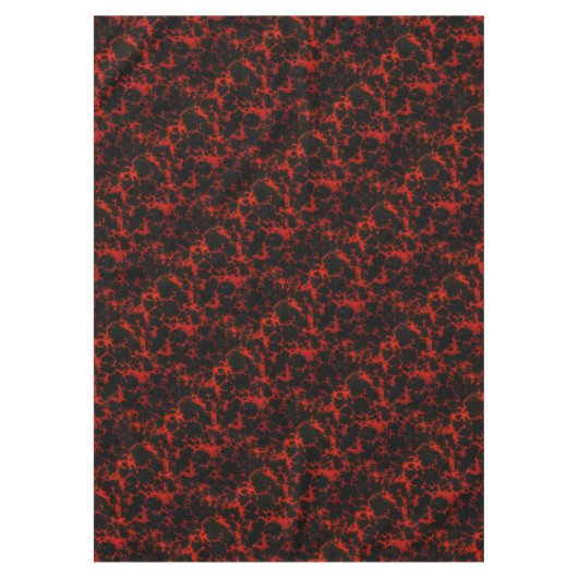 Vibrant gebotteld rood en zwart tafelkleed (Voorkant)