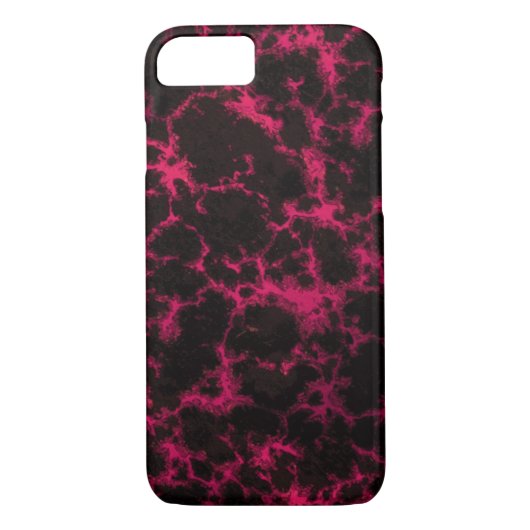 Vibrant gebotteld roze en zwarte lampjes Case-Mate iPhone case (Achterkant)