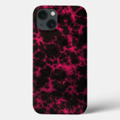 Vibrant gebotteld roze en zwarte lampjes Case-Mate iPhone case (Achterkant)