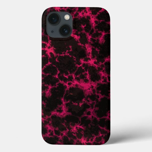 Vibrant gebotteld roze en zwarte lampjes Case-Mate iPhone case (Achterkant)