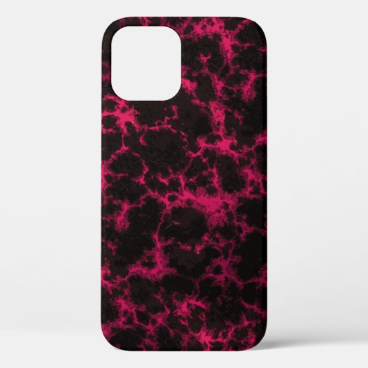 Vibrant gebotteld roze en zwarte lampjes Case-Mate iPhone case (Achterkant)