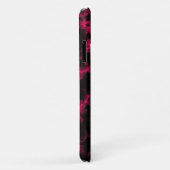 Vibrant gebotteld roze en zwarte lampjes Case-Mate iPhone case (Achterkant/rechts)