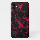 Vibrant gebotteld roze en zwarte lampjes Case-Mate iPhone case (Achterkant)