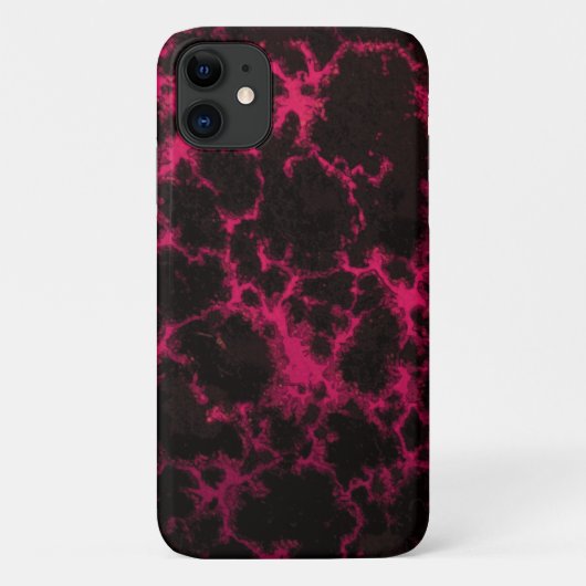 Vibrant gebotteld roze en zwarte lampjes Case-Mate iPhone case (Achterkant)