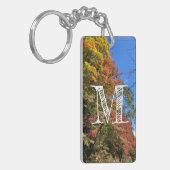 Vibrant gekleurde mazelen sleutelhanger (Voorkant Links)