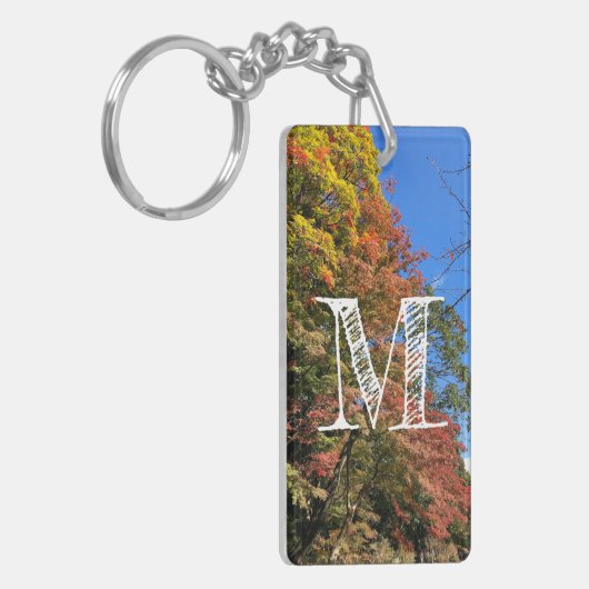 Vibrant gekleurde mazelen sleutelhanger (Voorkant Links)