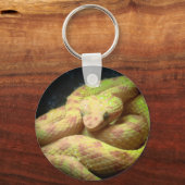 Vibrant gele Viper Sleutelhanger (Voorkant)
