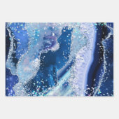 Vibrant Gemstone Marble Agate Patterns Inpakpapier Vel (Voorkant 2)