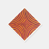 Vibrant Geometric Art Fabric Napkin Servet (Hoek)