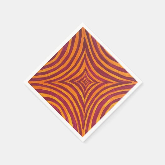 Vibrant Geometric Art Fabric Napkin Servet (Hoek)