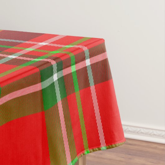 Vibrant Geometric Kerstmis Patroon Tafelkleed (Voorbeeld)