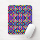 Vibrant geometric mousepad featuring colorful muismat (Met muis)