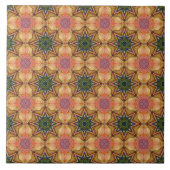 Vibrant Geometric Pattern Bohemian Accent Tegeltje (Voorkant)