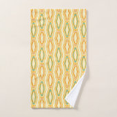 Vibrant geometric pattern with hexagonal shapes  bad handdoek (Handdoek)