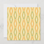 Vibrant geometric pattern with hexagonal shapes  bedankkaart (Voorkant)