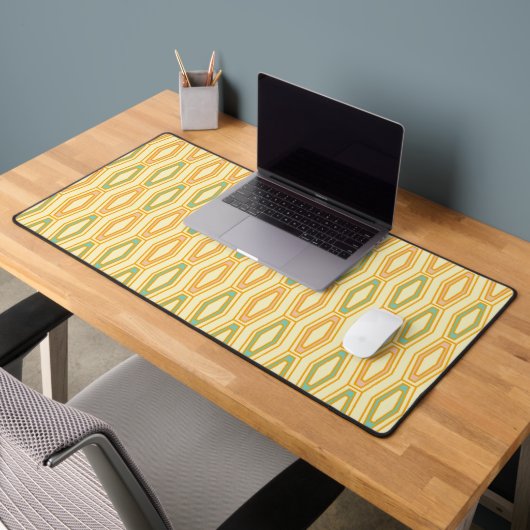 Vibrant geometric pattern with hexagonal shapes  bureaumat (Kantoor 2)
