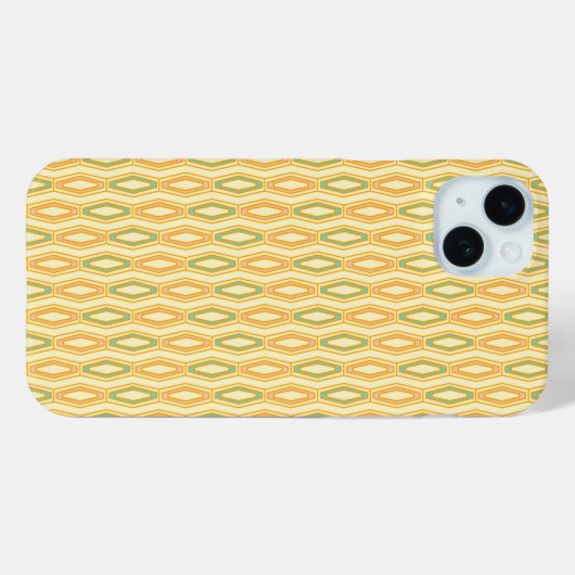 Vibrant geometric pattern with hexagonal shapes  Case-Mate iPhone case (Achterkant (horizontaal))