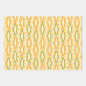 Vibrant geometric pattern with hexagonal shapes  inpakpapier vel (Voorkant 3)