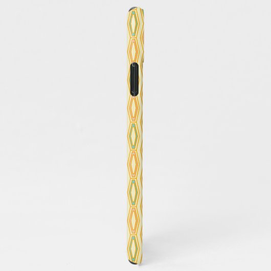 Vibrant geometric pattern with hexagonal shapes  iPhone hoesje (Rechterkant)
