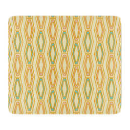 Vibrant geometric pattern with hexagonal shapes  snijplank