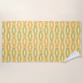 Vibrant geometric pattern with hexagonal shapes  strandlaken (Voorkant)