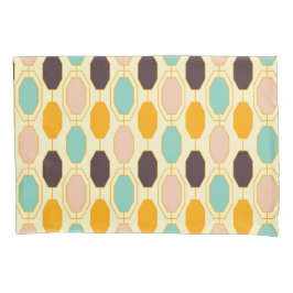 Vibrant geometric pattern with rows of octagonal s kussensloop