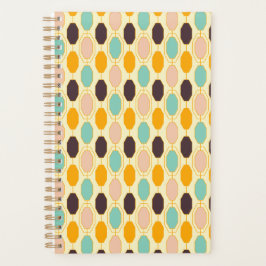 Vibrant geometric pattern with rows of octagonal s planner