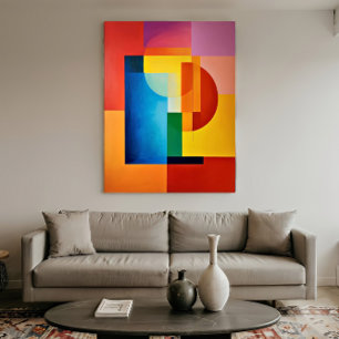 Vibrant Geometrie Poster