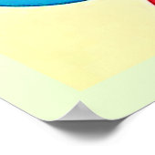 Vibrant Geometrisch Abstract Poster (Hoek)