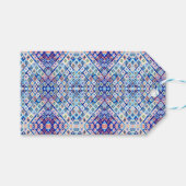 Vibrant geometrisch cadeau Label Cadeaulabel (Voorkant (Horizontaal))