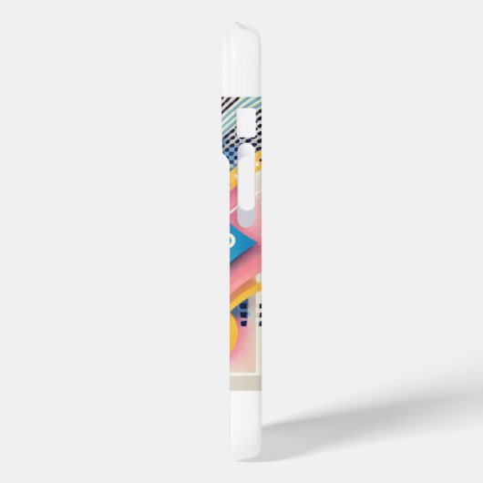 Vibrant geometrisch iPhone-Hoesje | Slanke en unie Case-Mate iPhone Case (Achterkant / Links)