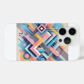 Vibrant geometrisch iPhone-Hoesje | Slanke en unie Case-Mate iPhone Case (Achterkant (horizontaal))