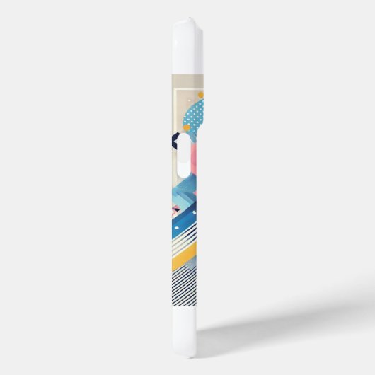 Vibrant geometrisch iPhone-Hoesje | Slanke en unie Case-Mate iPhone Case (Achterkant / Rechts)