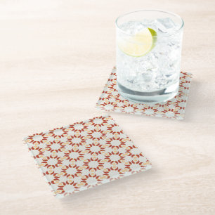Vibrant geometrisch motief Onderzetter
