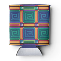 Vibrant geometrisch patroon