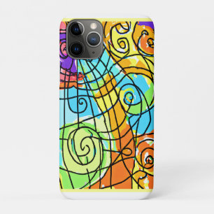 Vibrant geometrisch patroon Case-Mate iPhone case