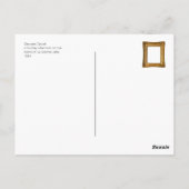 Vibrant Georges Seurat Sunday namiddagmiddag Briefkaart (Achterkant)