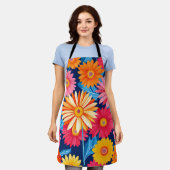Vibrant Gerbera Daisies Flowers Plant Schort (Gedragen)