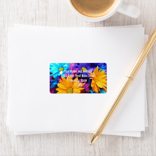 Vibrant Gerbera Daisy Bouquet Etiket (Insitu)