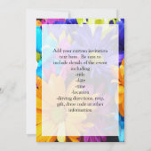 Vibrant Gerbera Daisy Bouquet Kaart (Achterkant)