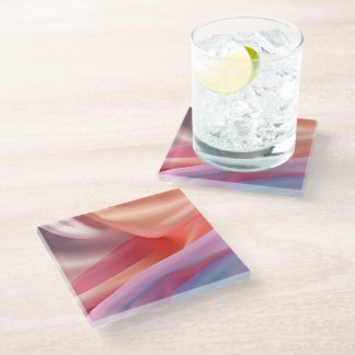 Vibrant Glazen Onderzetter