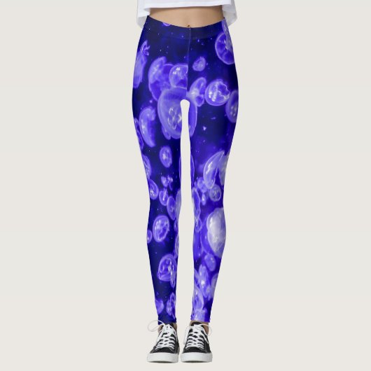 Vibrant gloeiend zand leggings (Voorkant)