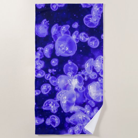 Vibrant gloeiend zand strandlaken (Voorkant)