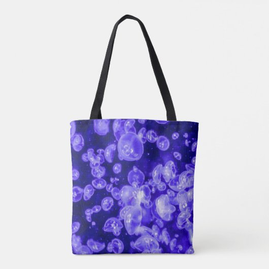 Vibrant gloeiend zand tote bag (Achterkant)
