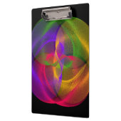 Vibrant Glossy Finish Geometric Clipboard Klembord (Links)