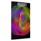 Vibrant Glossy Finish Geometric Clipboard Klembord (Rechts)